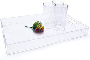 "Lucky" Lucite Serving Tray