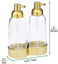 Load image into Gallery viewer, Double Liquid Hand Soap Dispenser Pump