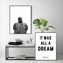Load image into Gallery viewer, &quot;Christopher Wallace&quot; Notorious B.I.G Lyric Print