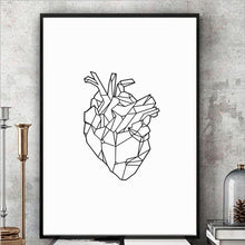 Load image into Gallery viewer, &quot;Light Hearted&quot; Geometric Art Print