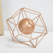 Load image into Gallery viewer, &quot;Metal Works&quot; Geometric Candle Holder