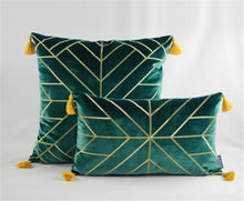 Load image into Gallery viewer, &quot;Gatsby&quot; Embroidered Pillow Cover
