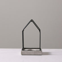 Load image into Gallery viewer, &quot;Lighthouse&quot; Simple Ceramic and Iron candle holder