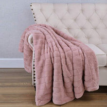 Load image into Gallery viewer, &quot;Think Mink&quot; Faux Fur Throw Blanket