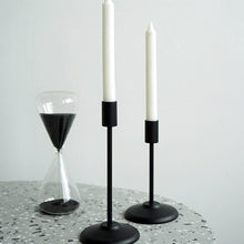 Load image into Gallery viewer, &quot;Matte Black&quot; Pillar candle holders