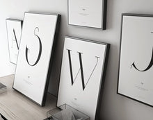 Load image into Gallery viewer, &quot;Deco Letter&quot;  Wall Art Print