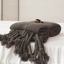 Load image into Gallery viewer, The &quot;Oh so Cozy&quot;Jacquard Style Throw Blanket