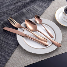 Load image into Gallery viewer, &quot;Metalic&quot; 4 Piece Dinnerware set