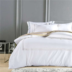 "Pure Blanco" 500 tread count Luxury Hotel Bedding set