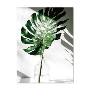 "Palms Away" Modern Banana Leaf Prints