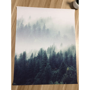 "Evergreen Fog" Art Print on Canvas