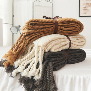 The "Oh so Cozy"Jacquard Style Throw Blanket