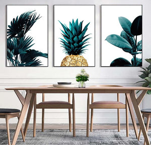 "FeelingTropical" Palm Leaves Canvas Painting
