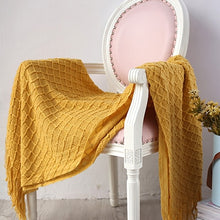 Load image into Gallery viewer, &quot;Diamond Knit&quot; Throw  Blanket