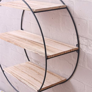 "Well Rounded" Rustic Modern Floating Shelf